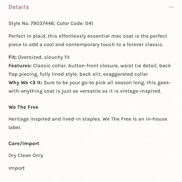 Free People Melia Mac Coat - Picture 7 of 7